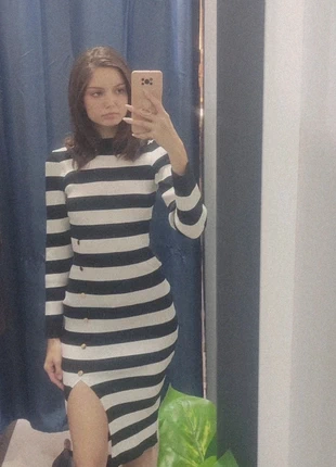 Vestido de canalé, marca: Boutique Italiana, estado: Nuevo sin etiquetas, tamaño: S / 36 / 8, 10,00 €, 11,20 € Protección al comprador incluida