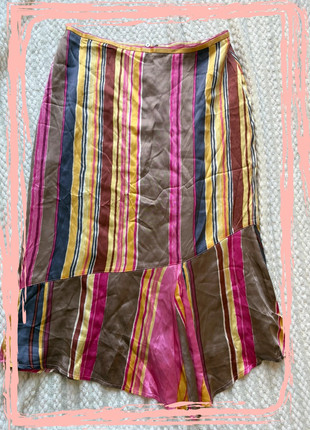 🌼stunning designer vintage 100% silk skirt by Gerard Darel maat 38🌺, marca: Gerard Darel, estado: Muito bom, tamanho: M / 38 / 10, €30.50, €32.73 inclui Proteção do Comprador