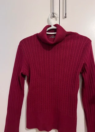 burgundy knitted turtleneck, brand: Apt. 9, condition: New without tags, size: M / UK 12-14, £6.00, £7.00 includes Buyer Protection