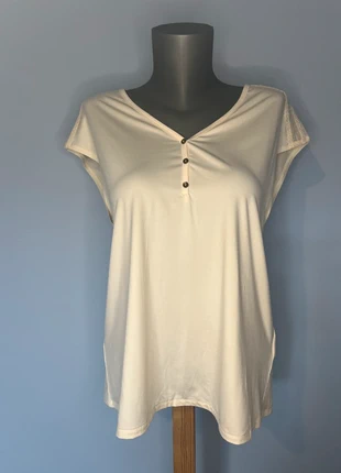 Haut léger Rougegorge – Taille FR 40 / EU 38 – Crème avec Détail Dentelle, brand: Rougegorge, condition: Very good, size: M / 38 / 10, €6.51, €7.54 includes Buyer Protection