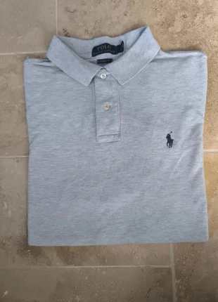 Polo Ralph Lauren homme gris clair/crème classic fit L logo bleu excellent état, marca: Ralph Lauren, estado: Muito bom, tamanho: L, €24.99, €26.94 inclui Proteção do Comprador Pro
