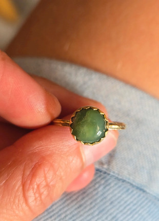 Bague en pierre de chrysoprase t59, marca: Fish&Coco, estado: Muito bom, tamanho: 19 mm Ø / 21, €26.00, €28.00 inclui Proteção do Comprador