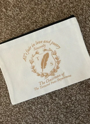 Taylor Swift TTPD zip cosmetic bag, condition: New with tags, £3.00, £3.85 includes Buyer Protection