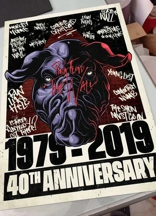 Pink Floyd "The Wall" 40TH anniversary poster, état: Très bon état, 30,00 €, 32,20 € Protection acheteurs incluse