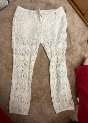 Pantalon dentelle, marca: Atos Lombardini, estado: Muito bom, tamanho: XL / 42 / 14, €5.00, €5.95 inclui Proteção do Comprador