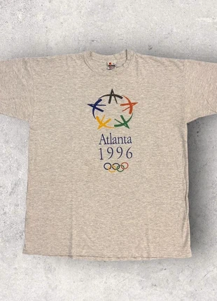 Vintage 90s USA Atlanta Olympics 1996 summer games athletics graphic t-shirt, brand: American Vintage, condition: Good, size: L, £30.00, £32.20 includes Buyer Protection Pro
