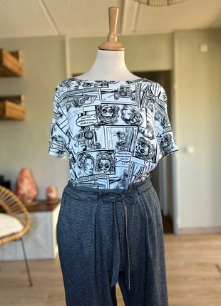 T-shirt ZARA Motif Bande Dessinée 🖤 Taille S, brand: Zara, condition: Very good, size: S / 36 / 8, €10.00, €11.20 includes Buyer Protection Pro