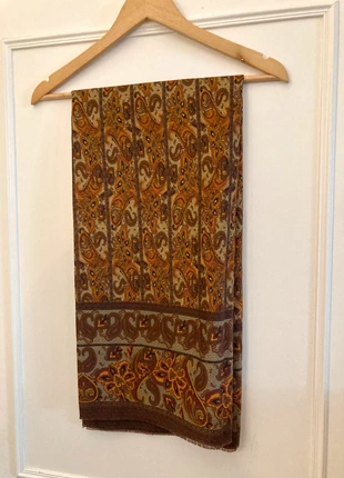 Étole / Foulard marron Vintage, marque: Vintage, état: Très bon état, 7,00 €, 8,05 € Protection acheteurs incluse