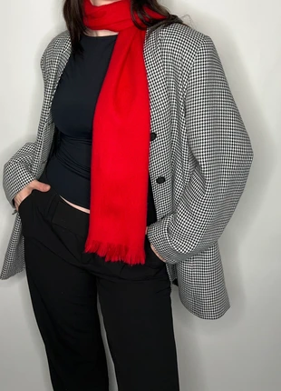 1990s red fringes copenhagen scandi darkacademia siren archive streetwear punk country scarf, marque: Vintage, état: Très bon état, 9,50 €, 10,68 € Protection acheteurs (Pro) incluse