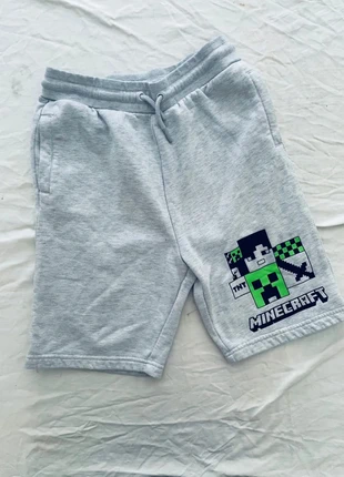 Short gris Minecraft garçon ado 14-15 ans 170 cm – licence officielle, brand: Minecraft, condition: Very good, size: 15 years / 170 cm, €15.00, €16.45 includes Buyer Protection