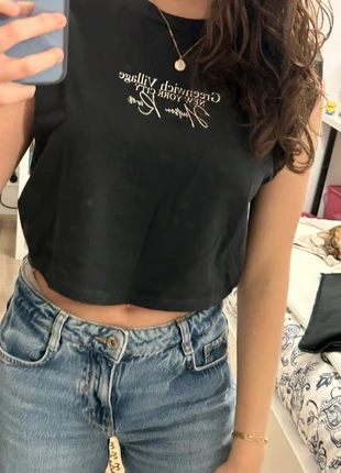 Teeshirt noir Berska été, brand: Bershka, condition: New without tags, size: S / 36 / 8, €5.00, €5.95 includes Buyer Protection