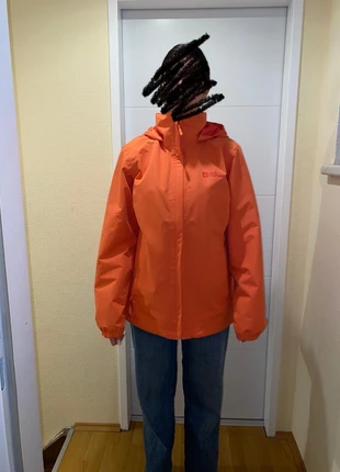 Jack Wolfskin Stormy Point 2L Jacket - Hardshelljacke - vibrant red, marke: Jack Wolfskin, zustand: Neu, größe: XL / 42 / 14, 60,00 €, 63,70 € inklusive Vinted-Käuferschutz