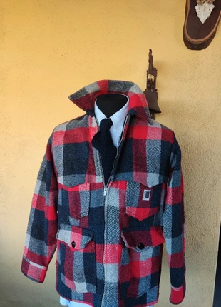 Vecchia giacca hunter mackinaw buffalo plaid, état: Bon état, taille: S, 99,00 €, 104,65 € Protection acheteurs incluse