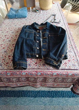 Veste jean H&M bleu très foncé taille S, marque: H&M, état: Neuf sans étiquette, taille: S / 36 / 8, 5,00 €, 5,95 € Protection acheteurs incluse