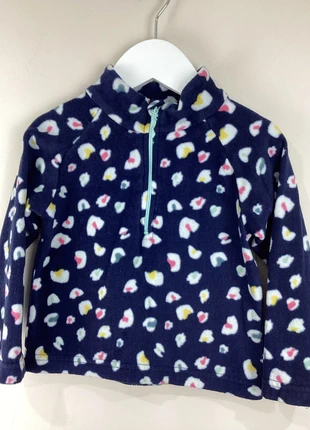 Girls Navy Fleece Jumper Spot Print Half Zip Soft Warm Pullover Top Mountain Warehouse, brand: Mountain Warehouse, condition: Very good, size: 3 years / 98-103 cm, £2.99, £3.53 includes Buyer Protection