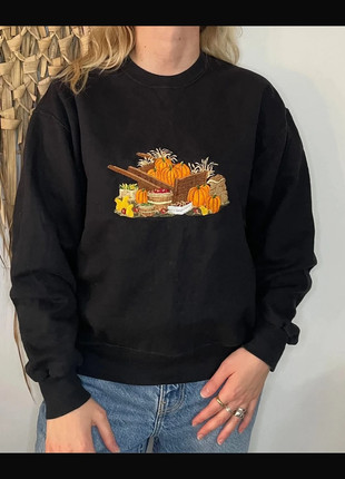 Sweat noir vintage motif fruit femme Taille M, brand: Fruit of the Loom, condition: Very good, size: M / 38 / 10, 24.99 €, 26.94 € includes Buyer Protection