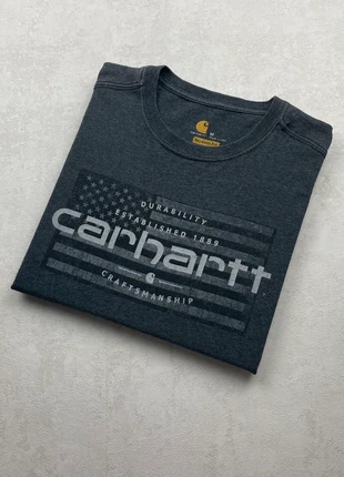 T-shirt Homme Carhartt Gris M Relaxed Fit – Logo Drapeau USA Imprimé, brand: Carhartt, condition: Very good, size: M, €12.00, €13.30 includes Buyer Protection Pro