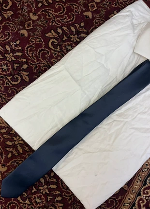 Cravate bleue marine unisexe / homme vintage, marca: Vintage Dressing, estado: Muito bom, €4.50, €5.43 inclui Proteção do Comprador