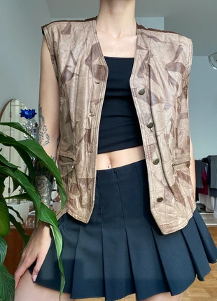 Vintage Leder Weste, marke: Vera Pelle, zustand: Gut, größe: L / 40 / 12, 20,00 €, 21,20 € inklusive Vinted-Käuferschutz