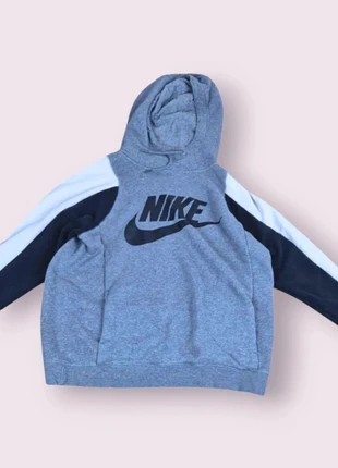 Hoodie à capuche Nike - Logo vintage - Y2K - Gris & noir - Taille S - Très bon état, merk: Nike, staat: Heel goed, maat: S, € 12,00, € 13,30 inclusief Kopersbescherming