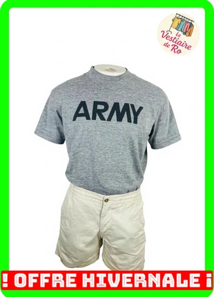 T-shirt militaire gris noir manches courtes – US Army Training – Toutes tailles, brand: U.S. ARMY, condition: Very good, size: M, €7.50, €8.58 includes Buyer Protection Pro