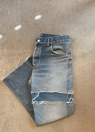 Levi’s Vintage Custom – One of One Studio Reggio Emilia – Jeans Patchwork Unici, marke: LEVI’S X One Of One, zustand: Gut, größe: M, 39,99 €, 42,69 € inklusive Vinted-Käuferschutz