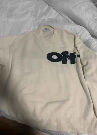 Jersei Off-White con logo en intarsia, marca: Off-White, estado: Nuevo sin etiquetas, tamaño: M, 250,00 €, 262,50 € Protección al comprador incluida