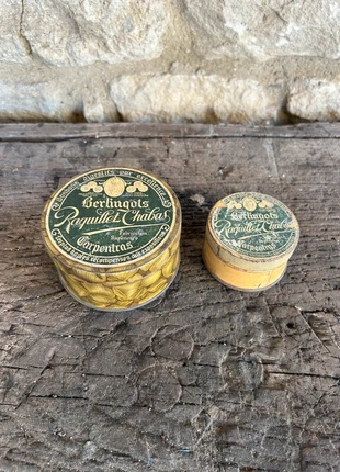 Lot de 2 Boîtes en Métal Vintage Berlingots de Carpentras Raquillet Chabas, marque: Vintage Chic, état: Bon état, 6,00 €, 7,00 € Protection acheteurs incluse