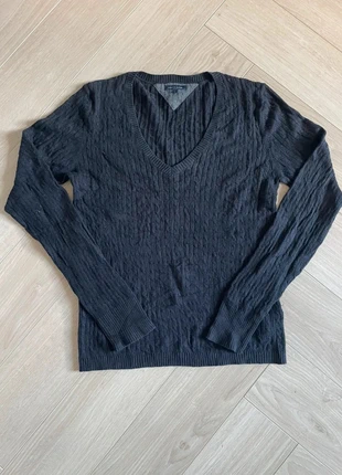 Pull femme torsadé Tommy Hilfiger bleu marine - Chic & intemporel, brand: Tommy Hilfiger, condition: Very good, size: L / 40 / 12, €22.00, €23.80 includes Buyer Protection
