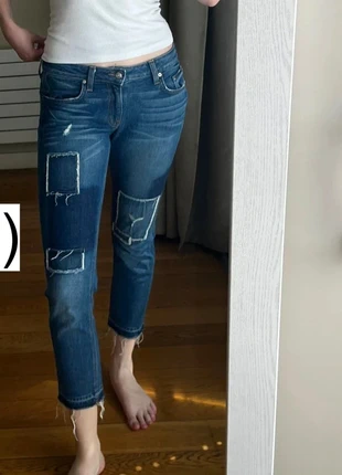 Derek Lam 10 Crosby Mila Patchwork Mid-Rise Skinny Jeans, marque: Derek Lam 10 Crosby, état: Neuf sans étiquette, taille: S / 36 / 8, 20,00 €, 21,70 € Protection acheteurs incluse