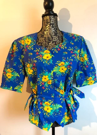 Chemisier fleurie original, brand: Fleurie, condition: Very good, size: XXL / 44 / 16, €5.00, €5.95 includes Buyer Protection Pro