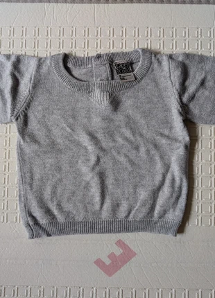 Pull gris, marque: Tape à l'œil, état: Très bon état, taille: 1-3 mois / 56 cm, 2,00 €, 2,80 € Protection acheteurs incluse