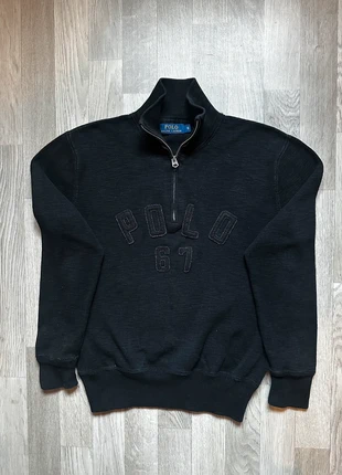 Polo Ralph Lauren Half Zip/demi zip / pull camionneur Taille S RL logo Polo brodée, marca: Ralph Lauren, estado: Muito bom, tamanho: S, €25.00, €26.95 inclui Proteção do Comprador