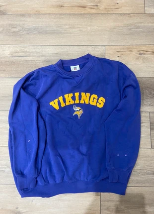 Vikings Men’s Large Fully Embroidered Spell Out Jumper, brand: NFL, condition: Good, size: L, £7.00, £8.05 includes Buyer Protection