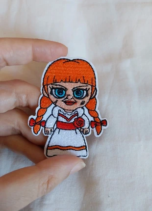 Parche Térmico Decoración Ropa/Mochila de Muñeca Annabelle (Halloween) - Nuevo 🎃, marque: Annabelle, état: Neuf sans étiquette, 1,50 €, 2,28 € Protection acheteurs incluse