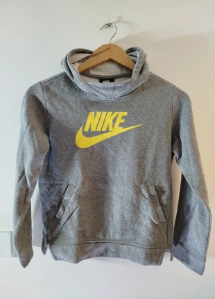 💛 Sweat Nike Gris & Jaune – Enfant 12-13 ans (146–156 cm), brand: Nike, condition: Very good, size: 12 years / 152 cm, €9.00, €10.15 includes Buyer Protection