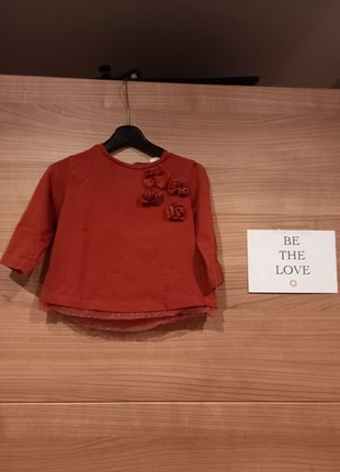 Zara girl bordeaux flower Longsleeve 3 tot 6 maand, marque: Zara, état: Très bon état, taille: 3-6 mois / 62 cm, 3,00 €, 3,85 € Protection acheteurs incluse