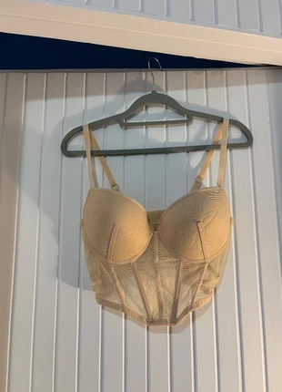 Soutien gorge bustier beige, brand: Undiz, condition: Very good, size: 80D, €5.00, €5.95 includes Buyer Protection