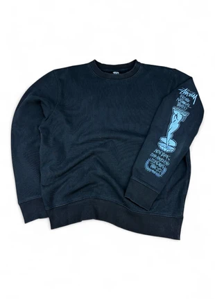 Crewneck Stüssy noir logo brodé sur manche  – Taille M, marke: Stüssy, zustand: Gut, größe: M, 34,90 €, 37,35 € inklusive Vinted-Käuferschutz