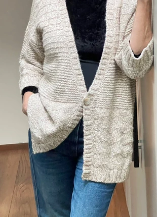 Cardigan donna y2k mélange beige Burton, brand: Burton, condizioni: Nuovo con cartellino, taglia: M / IT 42 / EU 38, €16.00, €17.50 include la Protezione acquisti