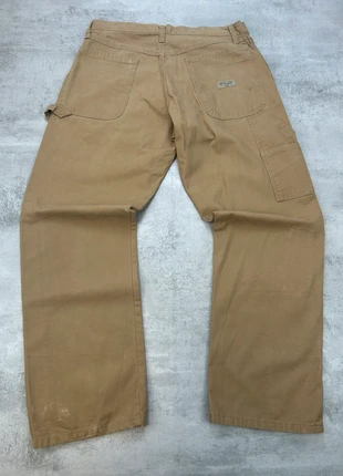 Jean Carpenter Pant Wrangler Beige Workwear Baggy Rétro 2000´s W32, merk: Wrangler, staat: Goed, maat: W32 | FR 42, € 22,50, € 24,33 inclusief Kopersbescherming Pro