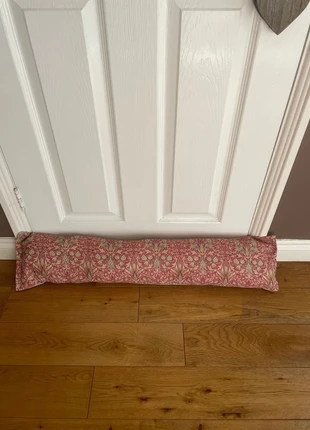 Door Draught Excluder in William Morris design material, brand: NO LABEL, condition: New without tags, £12.50, £13.83 includes Buyer Protection Pro