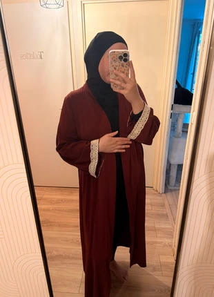 Kimono bordeaux, zustand: Sehr gut, größe: Einheitsgröße, 7,00 €, 8,05 € inklusive Vinted-Käuferschutz