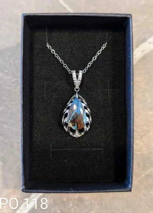 Pendentif en argent avec opale boulder d'Australie 💫, condition: Very good, €95.00, €100.45 includes Buyer Protection Pro