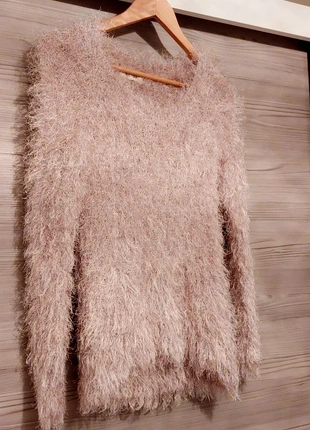Light pink fuzzy sweater New Look S, brand: New Look, condition: Very good, size: S / UK 8-10, £2.50, £3.33 includes Buyer Protection