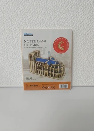 3d puzzle Robotime, Notre Dame de Paris, 50 pezzi, marca: Robotime, estado: Novo com etiquetas, €7.00, €8.05 inclui Proteção do Comprador