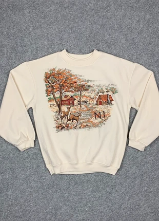 Sweat Animal Nature Cerfs Vintage 2000's y2k taille S, marca: Vintage Dressing, estado: Muito bom, tamanho: S, €30.00, €32.20 inclui Proteção do Comprador