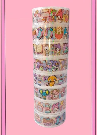 My Melody 8 washi tapes, merk: Sanrio, staat: Als nieuw, € 8,00, € 9,10 inclusief Kopersbescherming