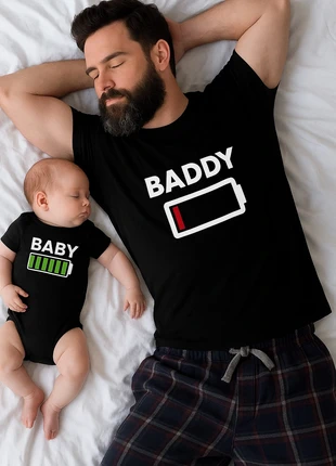 Matching set Papa (M) & Baby (6-12M). cadeau voor Sinterklaas / Kerst / verjaardag, merk: unknown, staat: Heel goed, maat: 9-12 maanden / 74 cm, € 4,00, € 4,90 inclusief Kopersbescherming