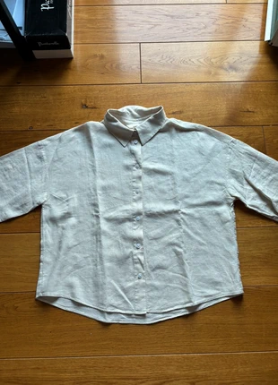 Camicia donna tipo blusa color crema HM - taglia S, marca: H&M, estado: Muy bueno, tamaño: S / 36 / 8, 5,00 €, 5,95 € Protección al comprador incluida